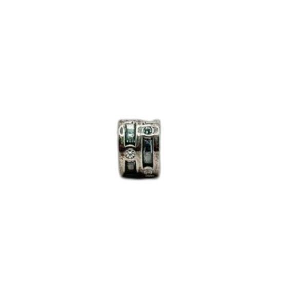 Pandora Sparkling Clear CZ Retired Authentic Clip Charm - Picture 1 of 3